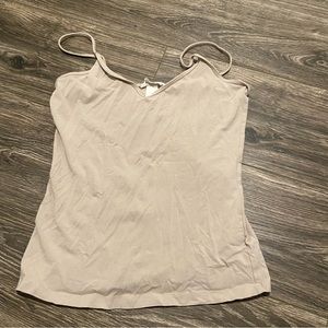 H&M Basics nude stretch camisole size M